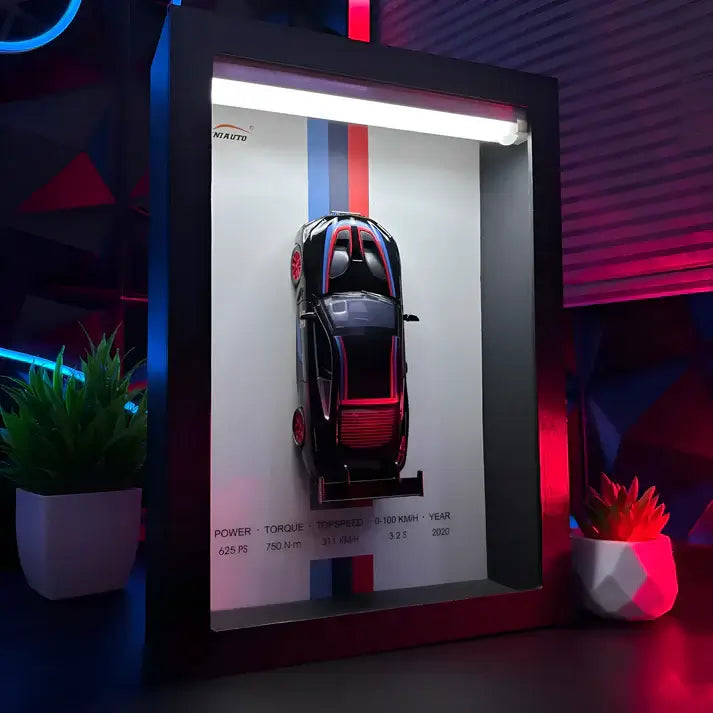 DriveArt™ 3D CAR Frame BMW - M8 GTE